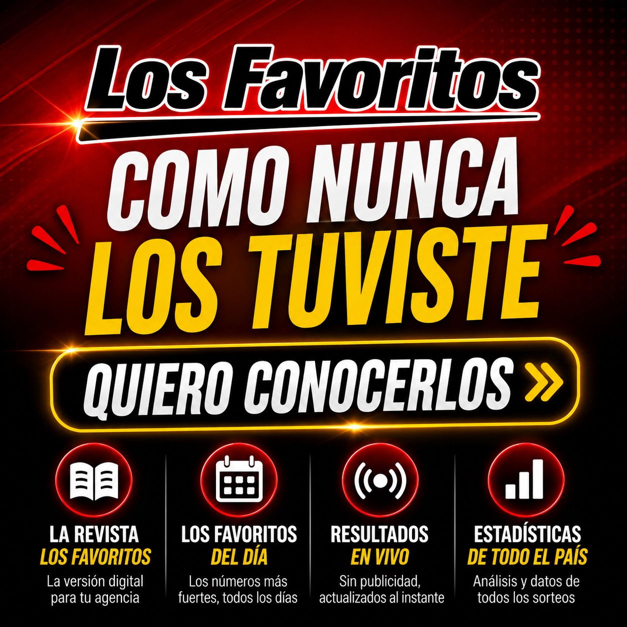 Los Favoritos - Acceder al panel